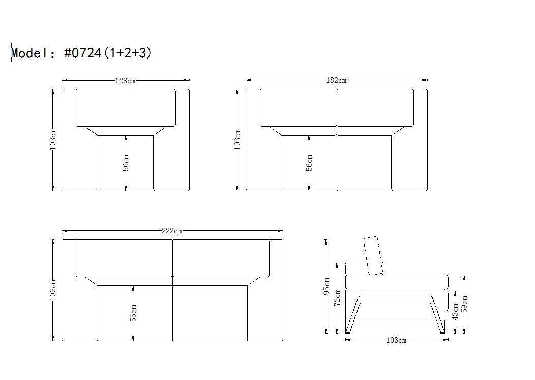 Divani Casa Encore Modern Black Leather Chair Model VG2T0724-CHR-BLK