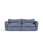 Divani Casa Kinsey Modern Blue Fabric Modular Sectional Sofa 2 Piece Sectional Model VGKK-KF.8035-MOD-NAVY-2-Piece Sectional