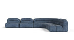 Divani Casa Forman Modern Blue Fabric Modular Sectional Sofa 5 Piece Sectional Model VGOD-ZW-23029-MOD-BLU-5-Piece Sectional