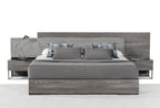 Nova Domus Enzo Italian Modern Grey Oak & Fabric 4 Piece Bedroom Set Model VGACENZO-4PC-SET