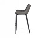 Modrest Robert Modern Grey Eco Leather Bar Stool Model VGHR5366-B