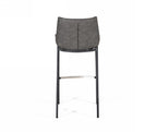 Modrest Robert Modern Grey Eco Leather Bar Stool Model VGHR5366-B