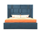 Modrest Adonis Modern Blue Fabric Bed Model VGVCBD096-19