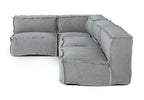 Divani Casa Navstar Contemporary Grey Fabric Modular Sectional Sofa Model VGUIMY768