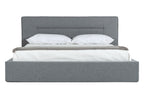 Nova Domus Juliana Italian Modern Dark Grey Upholstered Bed Model VGACJULIANA-BED