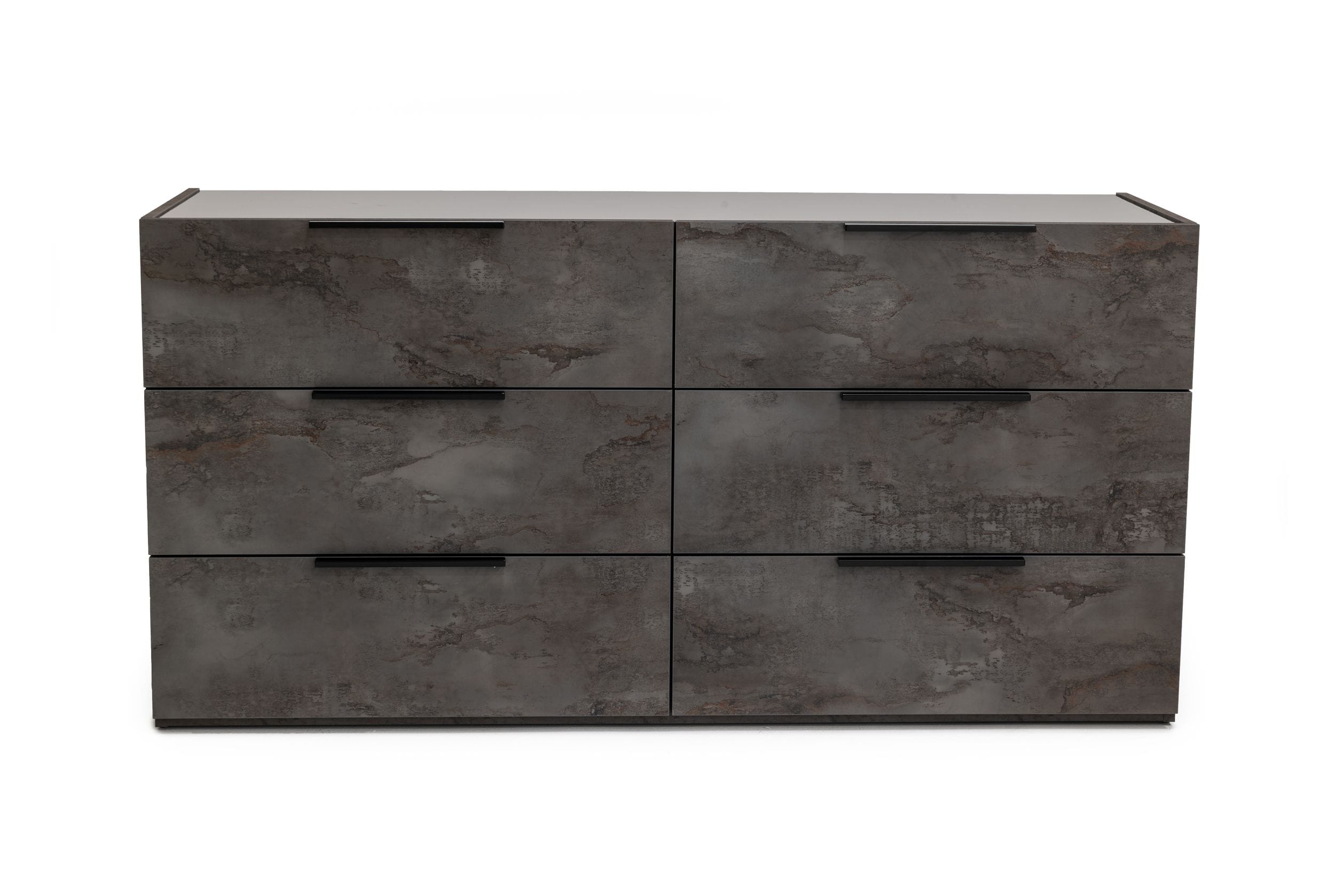 Nova Domus Ferrara Modern Volcano Oxide Grey 4 Piece Bedroom Set Model VGACFERRARA-4PC-SET
