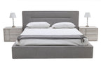 Nova Domus Juliana Italian Modern Dark Grey Upholstered Bed Model VGACJULIANA-BED