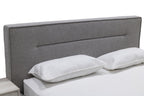 Nova Domus Juliana Italian Modern Dark Grey Upholstered Bed Model VGACJULIANA-BED