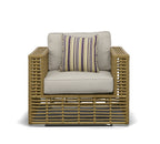 Renava Ko Tao Outdoor Beige & Wicker Lounge Chair Model VGATRASF-054-CHR