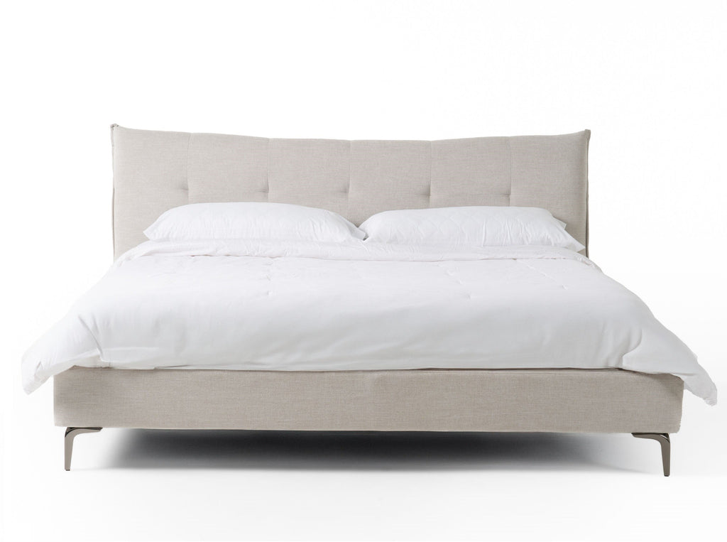 Modrest Dysart Modern Grey Fabric Bed Model VGMB-B029-BED