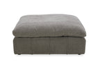 Divani Casa Vicki Modern Grey Fabric Modular Sectional Sofa & Ottoman Model VGKK-KF.8033-SECT-MUSH