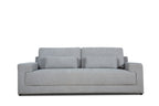 Divani Casa Loki Modern Grey Fabric 3 Seat Sofa Model VGAH-SF1015-3-GRY