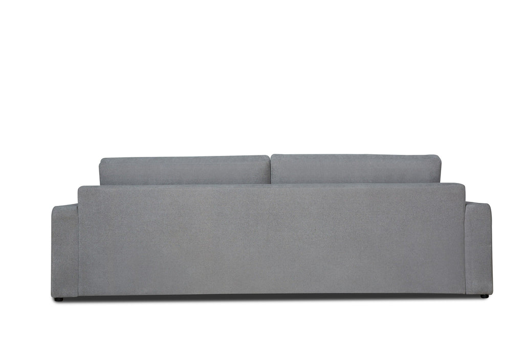 Divani Casa Loki Modern Grey Fabric 4 Seat Sofa Model VGAH-SF1015-4-GRY