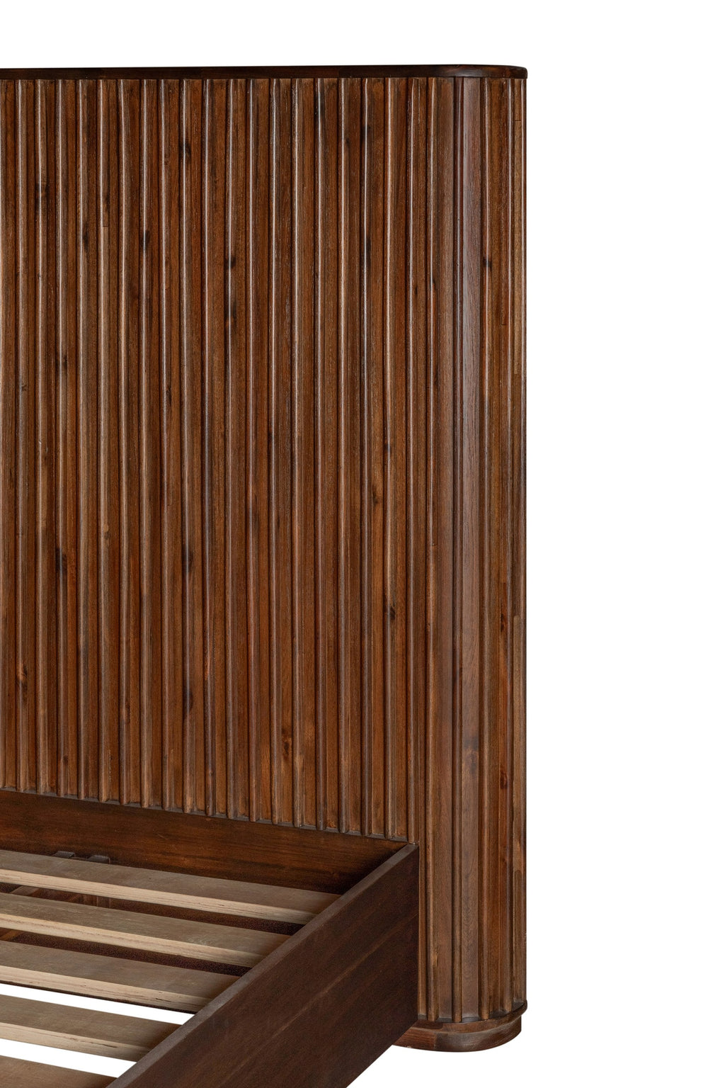 Modrest Fields Modern Walnut Acacia Bed Model VGWD-VGD3-BED-WAL