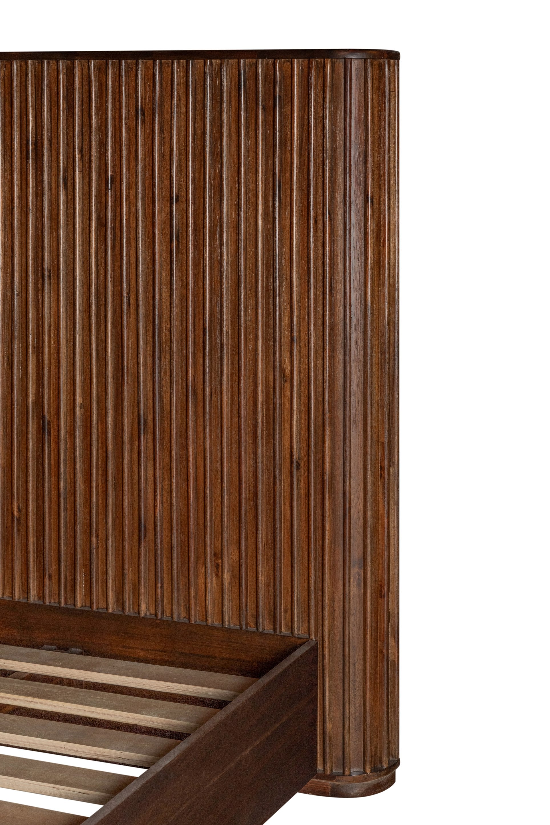 Modrest Fields Modern Walnut Acacia Bed Model VGWD-VGD3-BED-WAL