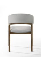 Modrest Truman Mid Century Modern Walnut Extendable Dining Table & 6 Chairs Set Model VGMA-MIT-5346-MI-1240-7PC