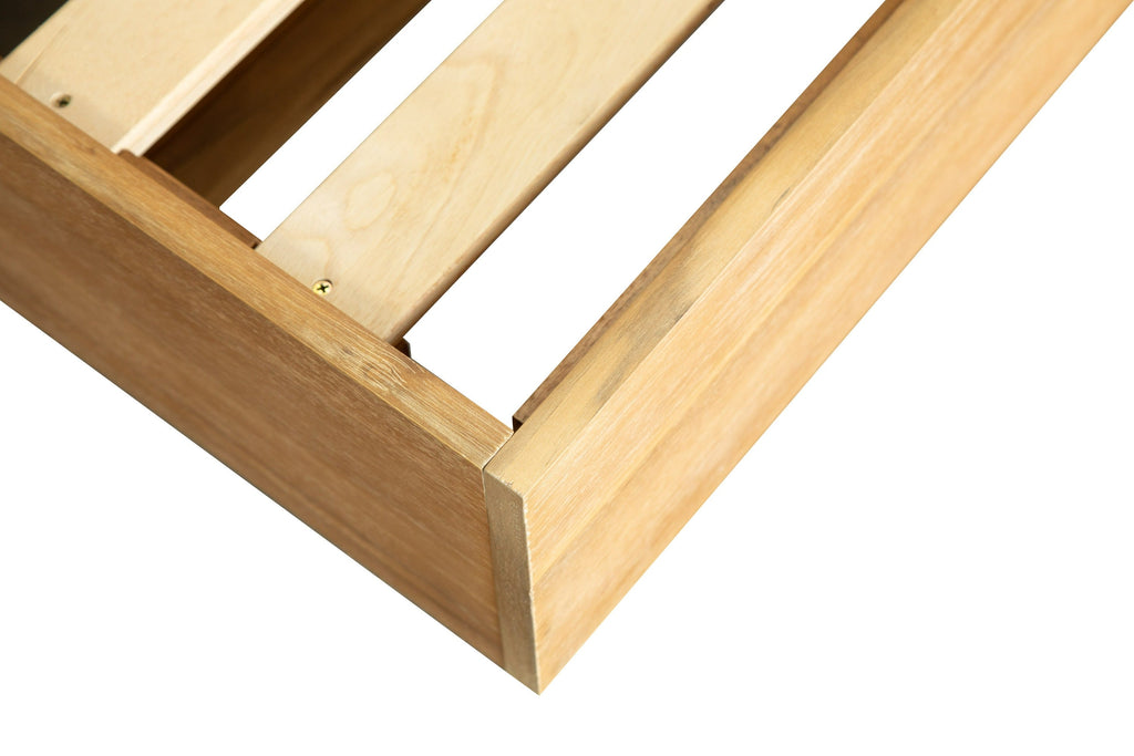 Modrest Jacobson Modern Natural Acacia Bed Model VGWD-LYO-BED