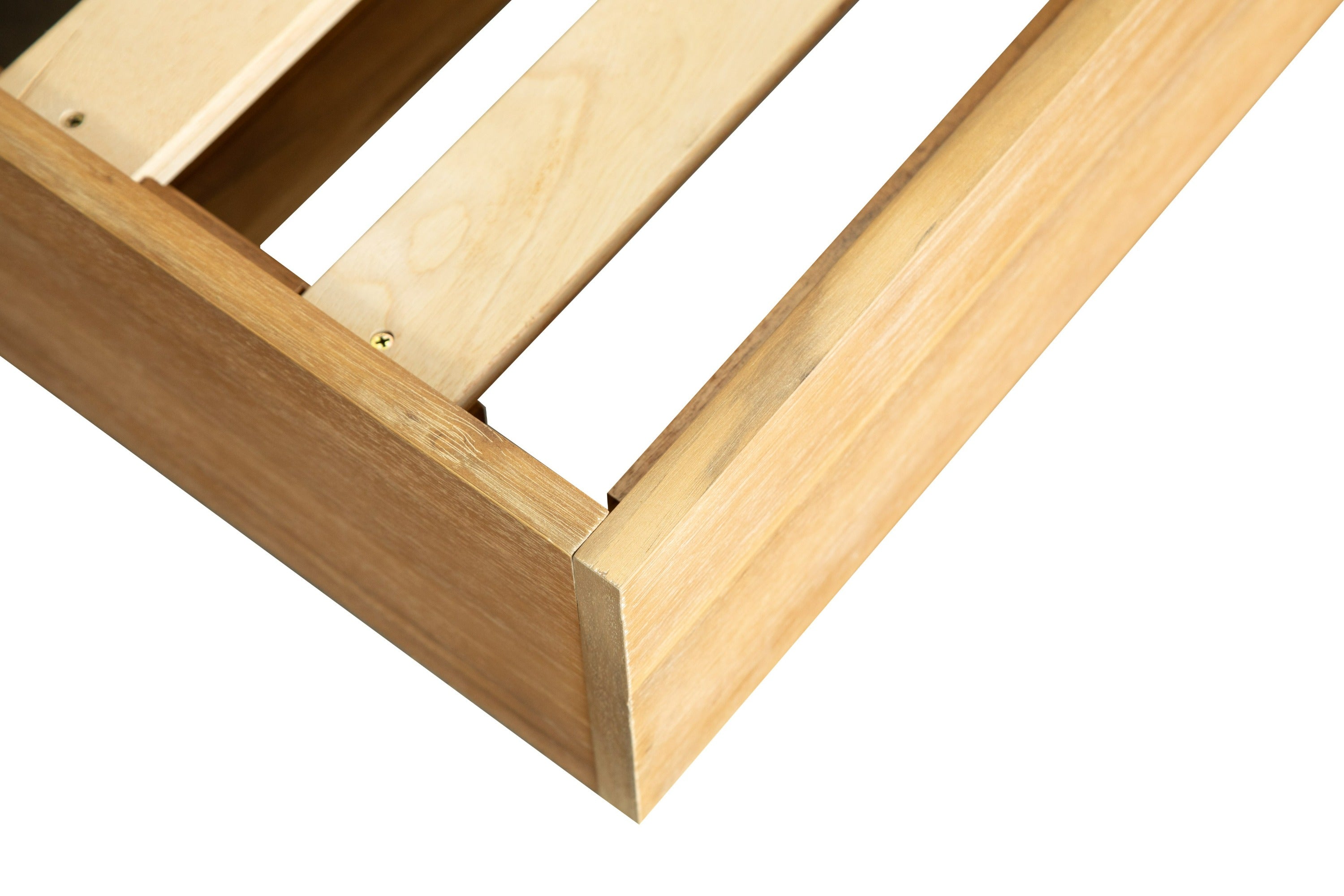 Modrest Jacobson Modern Natural Acacia Bed Model VGWD-LYO-BED