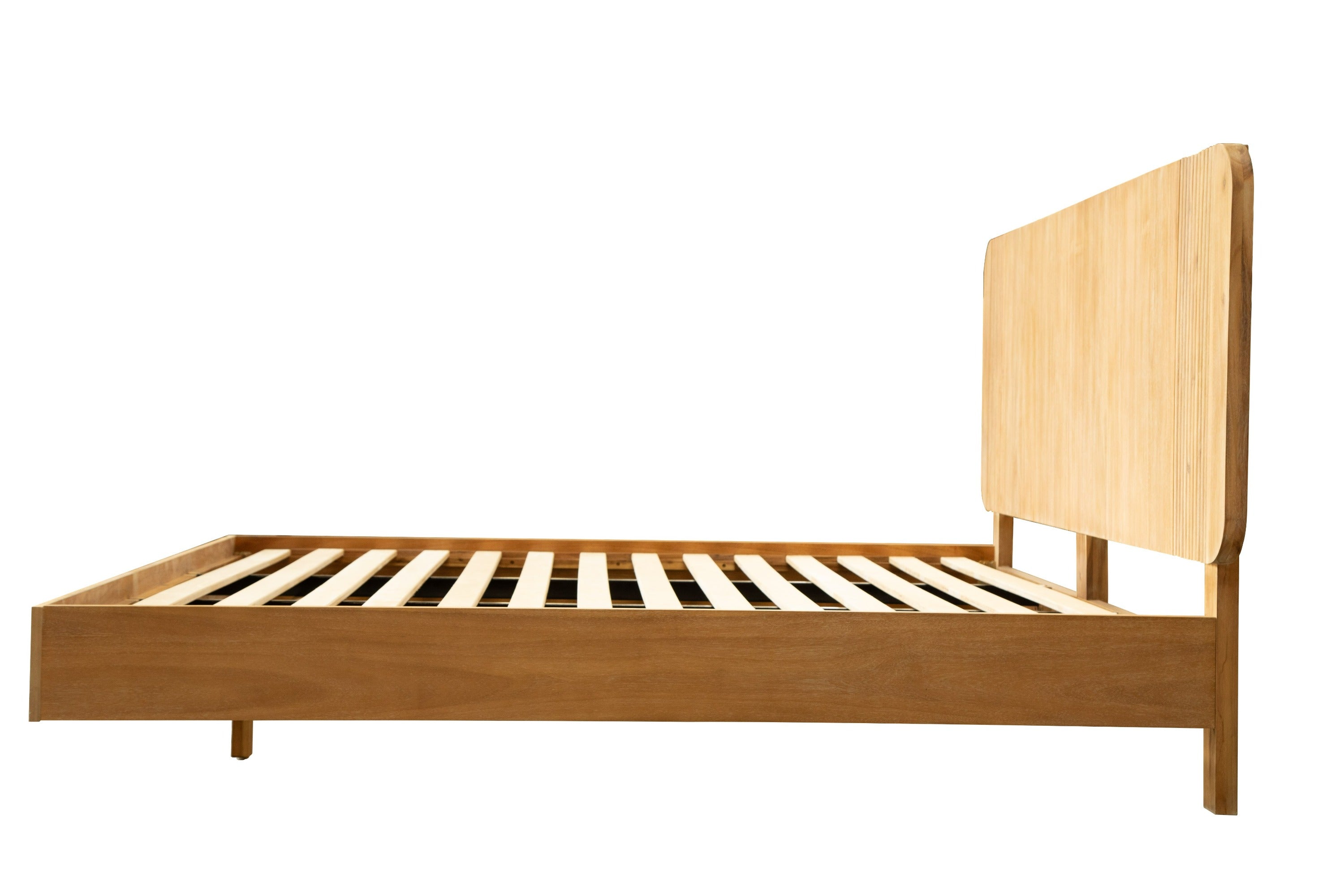 Modrest Jacobson Modern Natural Acacia Bed Model VGWD-LYO-BED