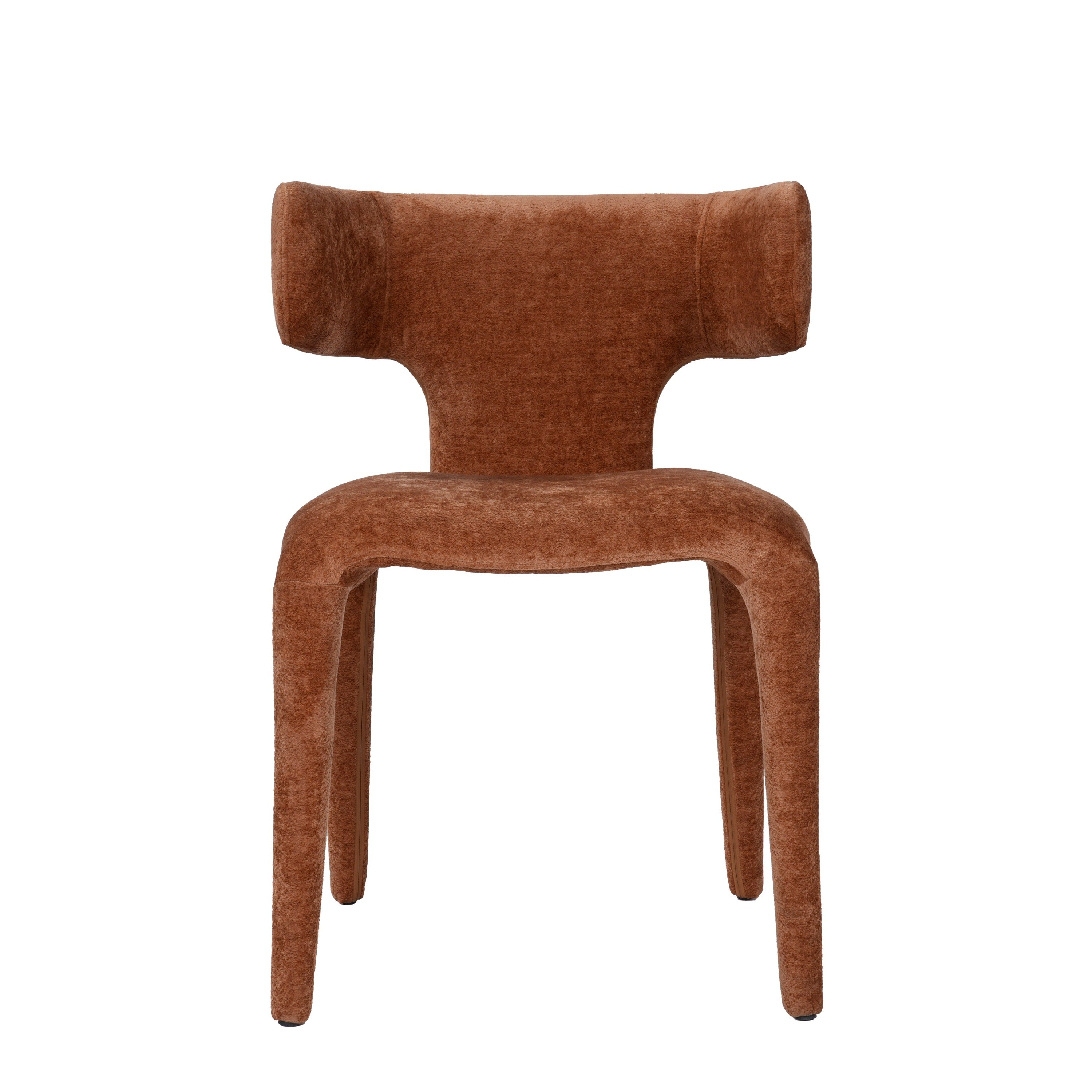 Modrest Saehee Modern Rust Velvet Dining Chair Model VGEU-MC-7512CH-RUST