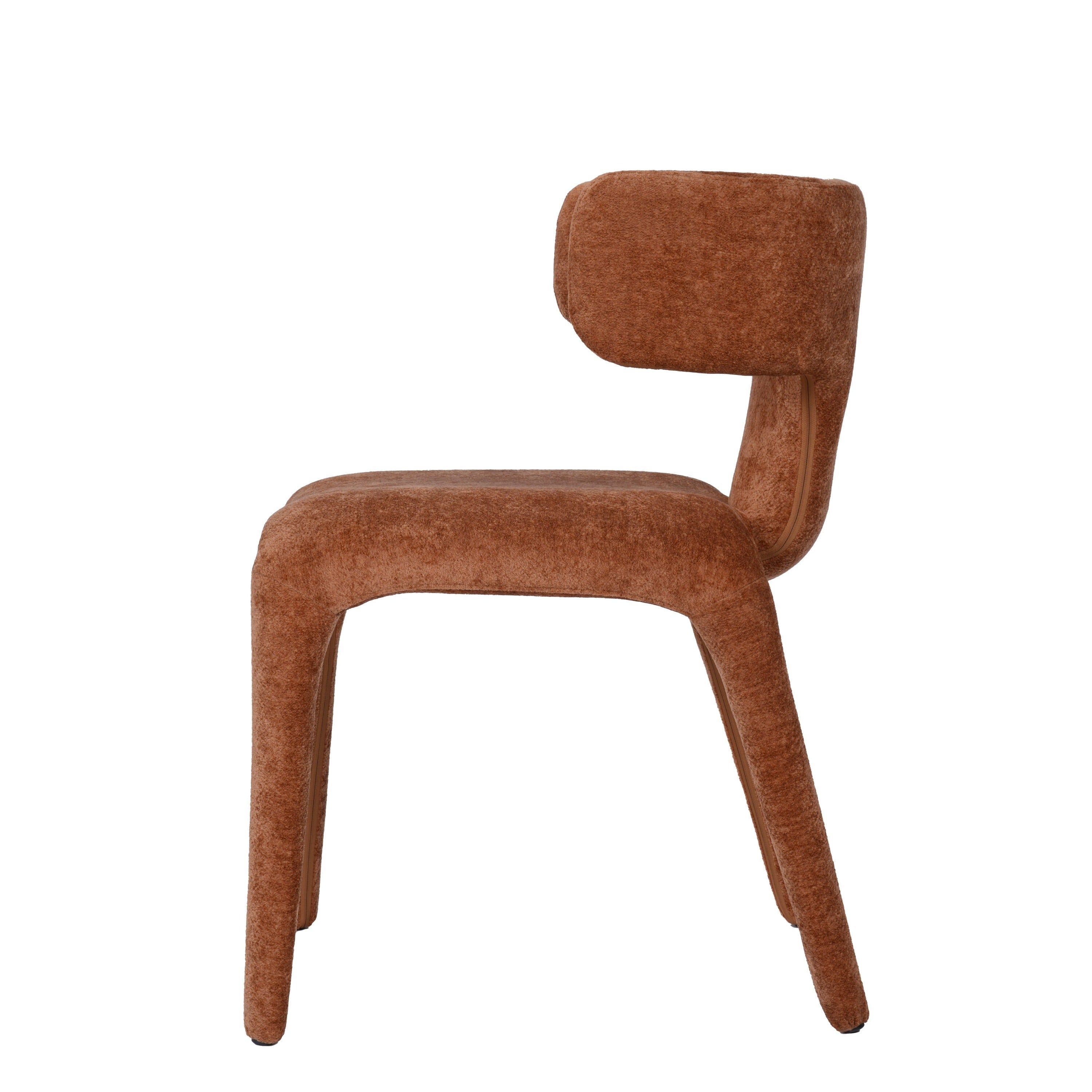 Modrest Saehee Modern Rust Velvet Dining Chair Model VGEU-MC-7512CH-RUST