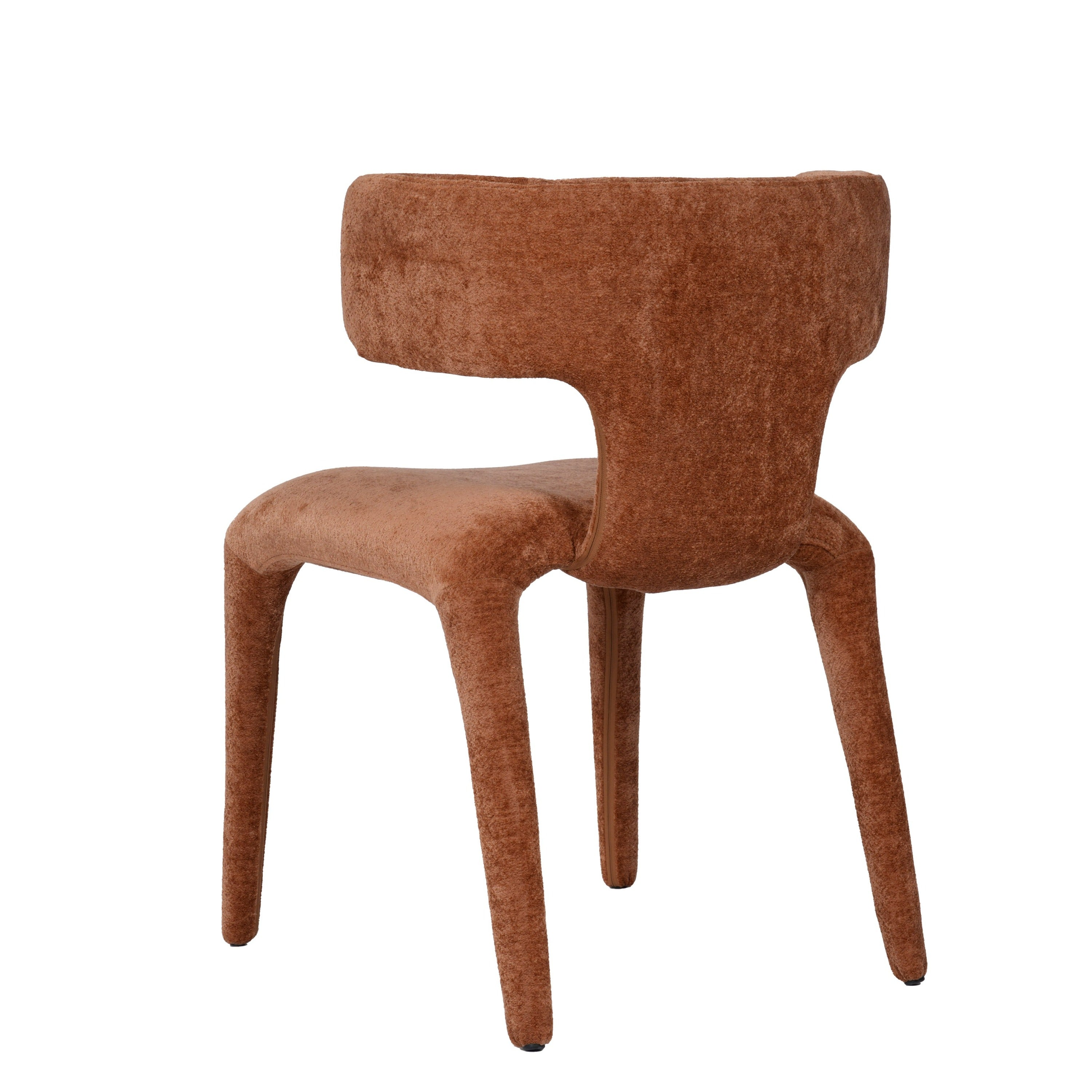 Modrest Saehee Modern Rust Velvet Dining Chair Model VGEU-MC-7512CH-RUST