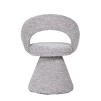 Modrest Wiles Modern Grey Fabric Swivel Dining Chair Model VGEU-MC-7775CH-GRY