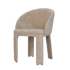 Modrest Sarkis Modern Beige Velvet Dining Chair Model VGEU-MC-7789CH-BGE