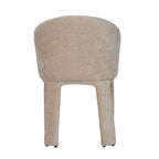 Modrest Sarkis Modern Beige Velvet Dining Chair Model VGEU-MC-7789CH-BGE