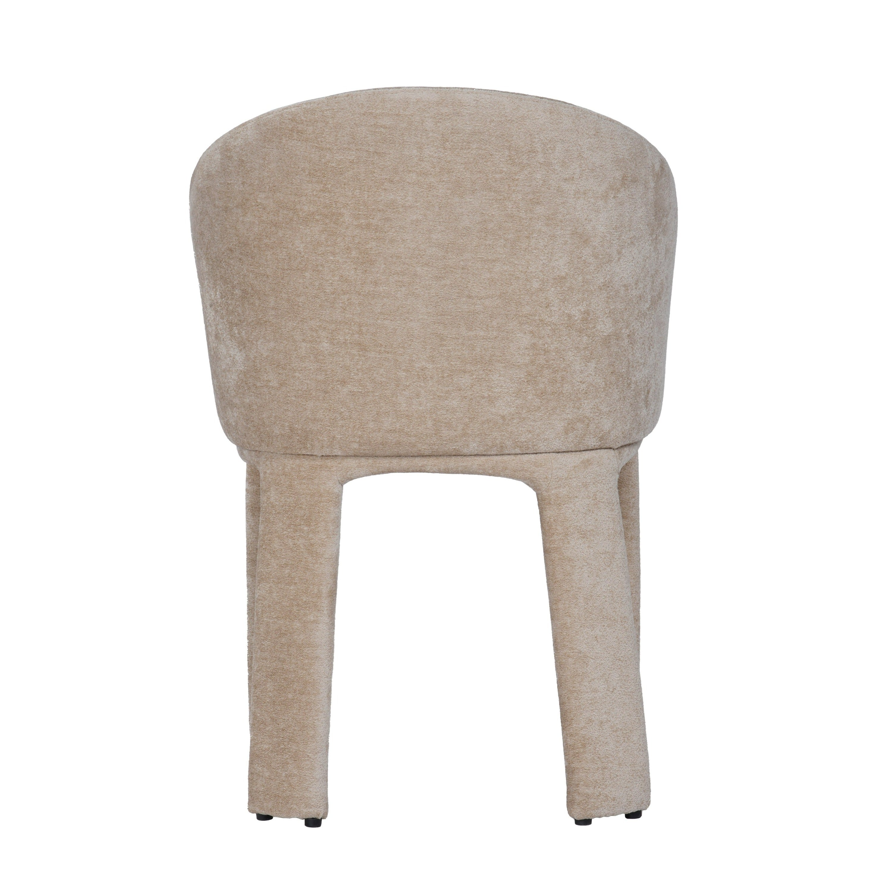 Modrest Sarkis Modern Beige Velvet Dining Chair Model VGEU-MC-7789CH-BGE