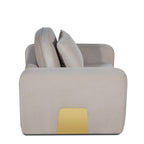 Divani Casa Gaston Modern Taupe Velvet Sofa Set Model VGAH-AG1648-SET-TPE