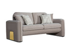 Divani Casa Gaston Modern Taupe Velvet Sofa Set Model VGAH-AG1648-SET-TPE