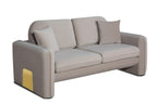 Divani Casa Gaston Modern Taupe Velvet Sofa Set Model VGAH-AG1648-SET-TPE