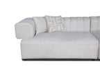 Divani Casa Moreno Modern Beige Fabric 4 Seater Sofa Model VGAH-SF2034-BGE