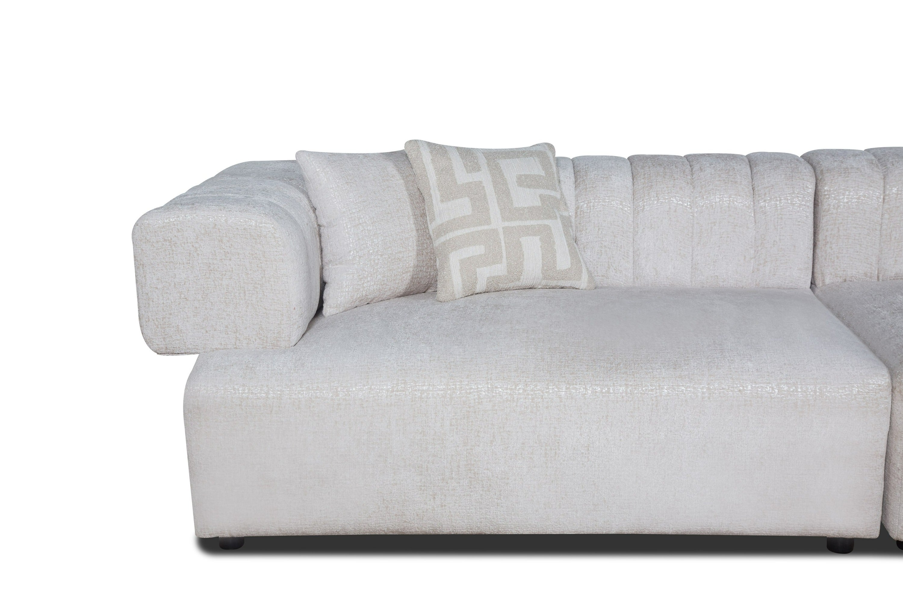 Divani Casa Moreno Modern Beige Fabric 4 Seater Sofa Model VGAH-SF2034-BGE