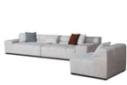 Divani Casa Rhonda Modern Beige Fabric Modular Sectional Sofa Model VGAH-SF2037-BGE