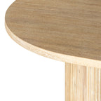 Modrest Jacobson Modern Natural Acacia Oval Large Dining Table Model VGWD-LYO-DT22