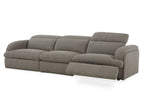 Divani Casa Ambler Modern Brown Fabric Sofa With 2 Power Recliners Model VGKV-KM.6629-SOFA-EARTH