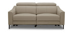 Divani Casa Eden Modern Taupe Leather Sofa With 2 Recliners Model VGKV-KM.5012-SOFA-SAND