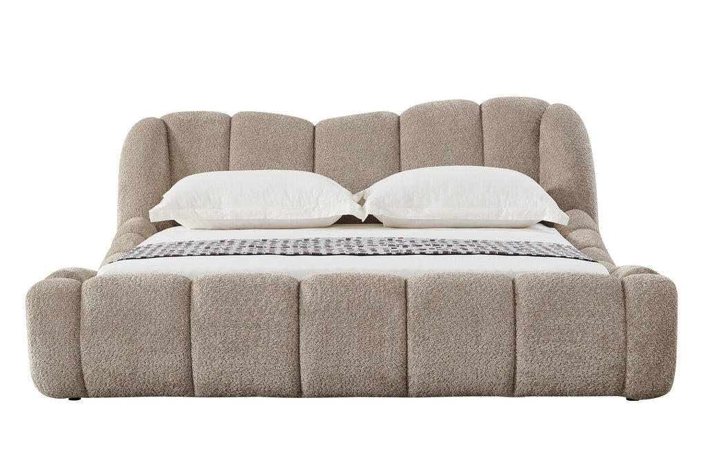 Modrest Janine Modern Tan Fabric Bed Model VGEV-A168-TAN