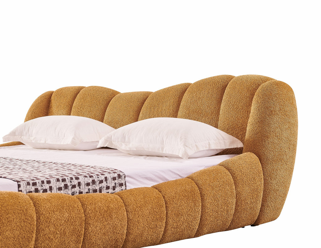 Modrest Janine Modern Camel Fabric Bed Model VGEV-A168-CML