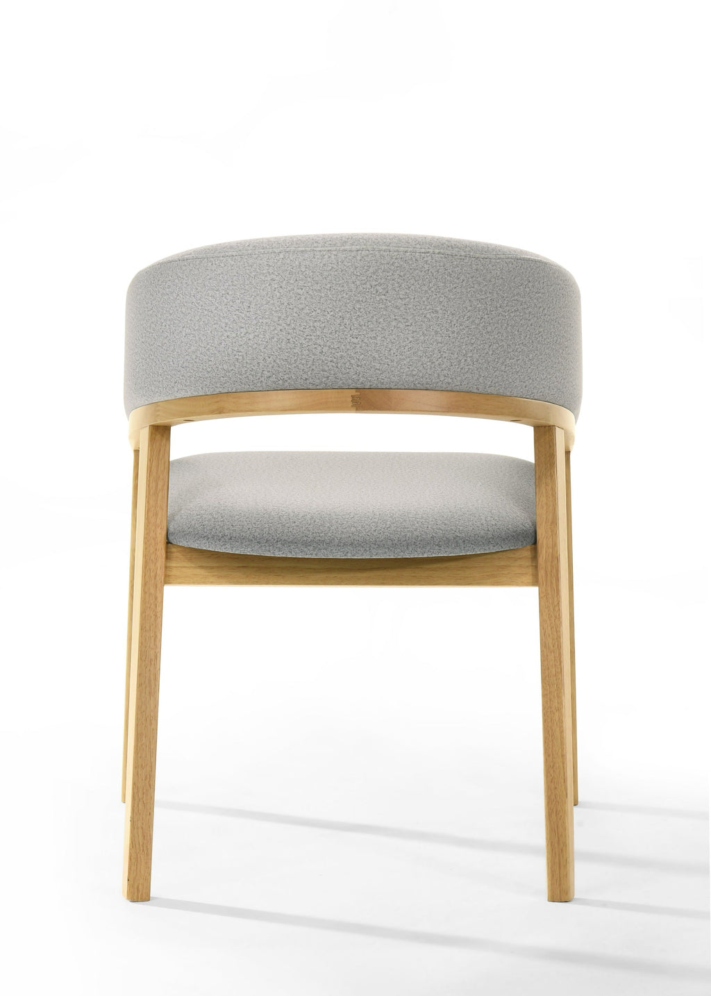 Modrest Truman Mid Century Modern Natural Oak Extendable Dining Table & 6 Chairs Set Model VGMA-MIT-5346-7PC-EXTSET-NAT