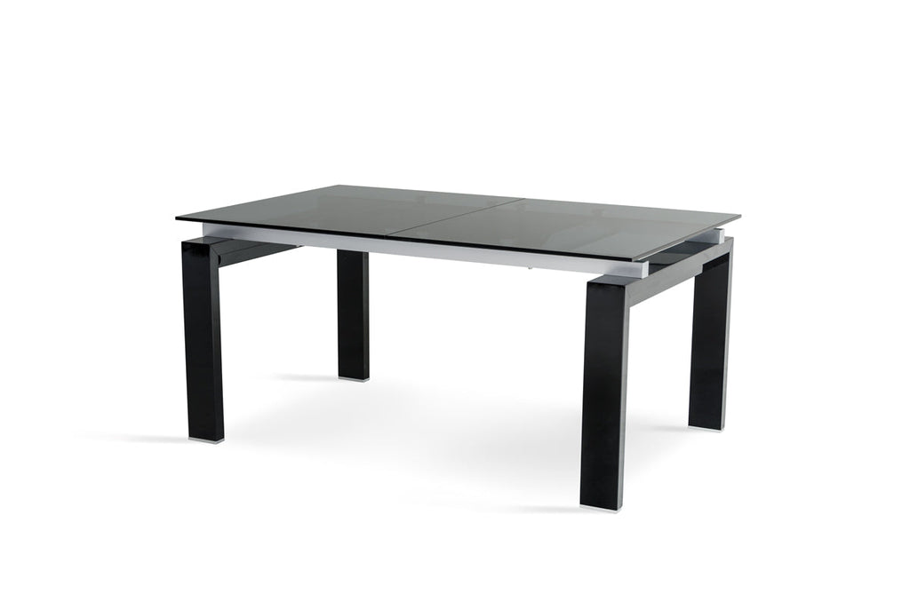 A&X Stratton Modern Black Extendable Dining Table Model VGUN8930