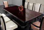 Supreme Luxury Ebony Veneer And Black Crocodile Dining Table Model VGUNAC832-240