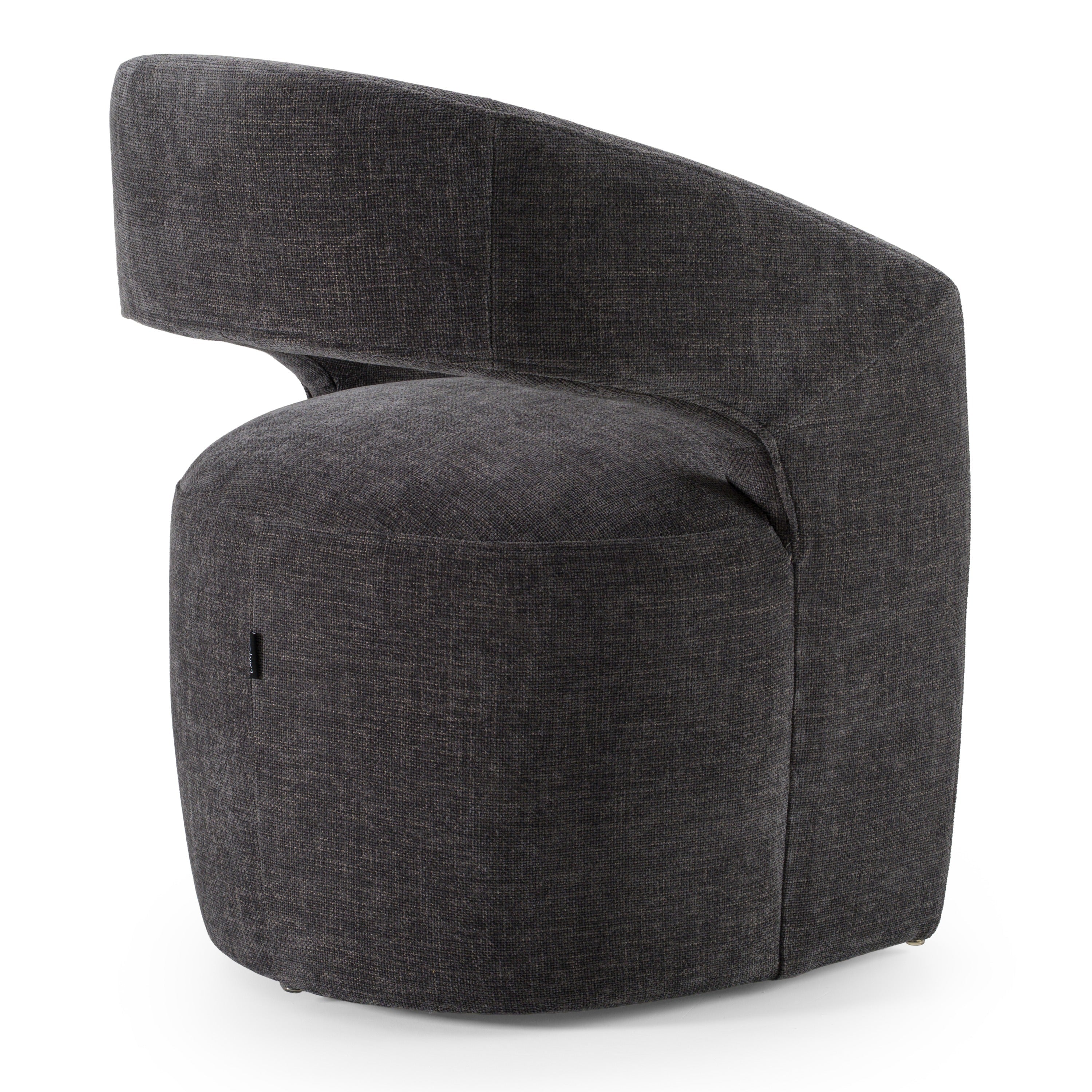 Modrest Angie Modern Dark Grey Fabric Dining Chair Model VGKK-KF-Y1230-DKGRY