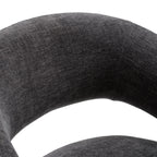 Modrest Angie Modern Dark Grey Fabric Dining Chair Model VGKK-KF-Y1230-DKGRY