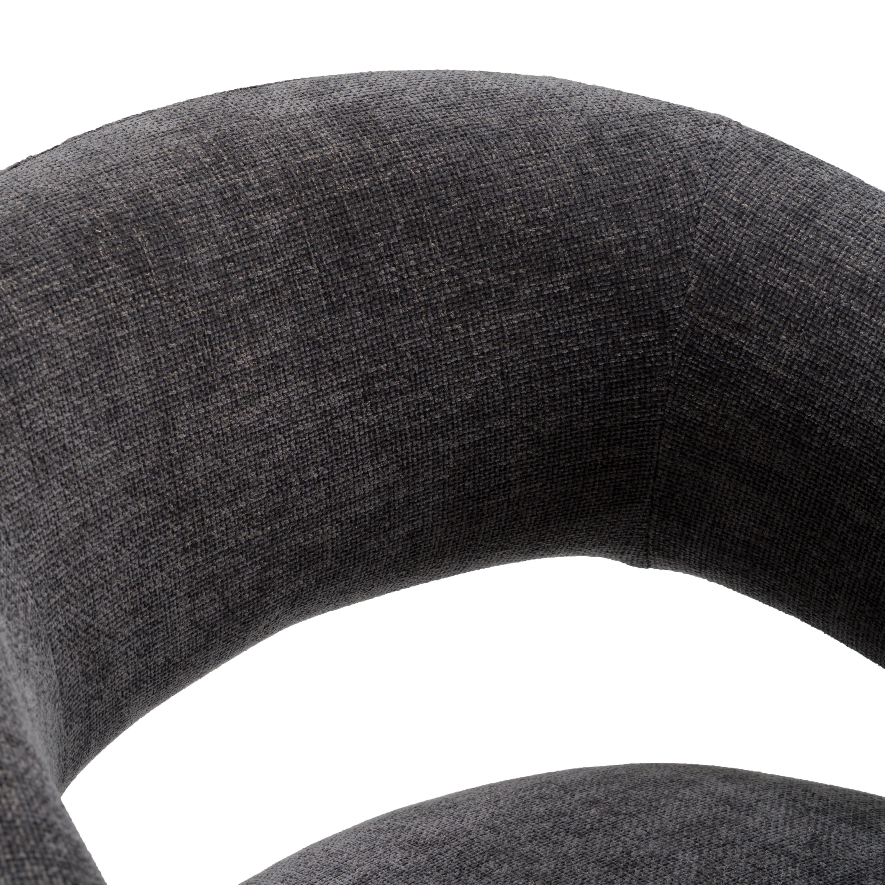 Modrest Angie Modern Dark Grey Fabric Dining Chair Model VGKK-KF-Y1230-DKGRY