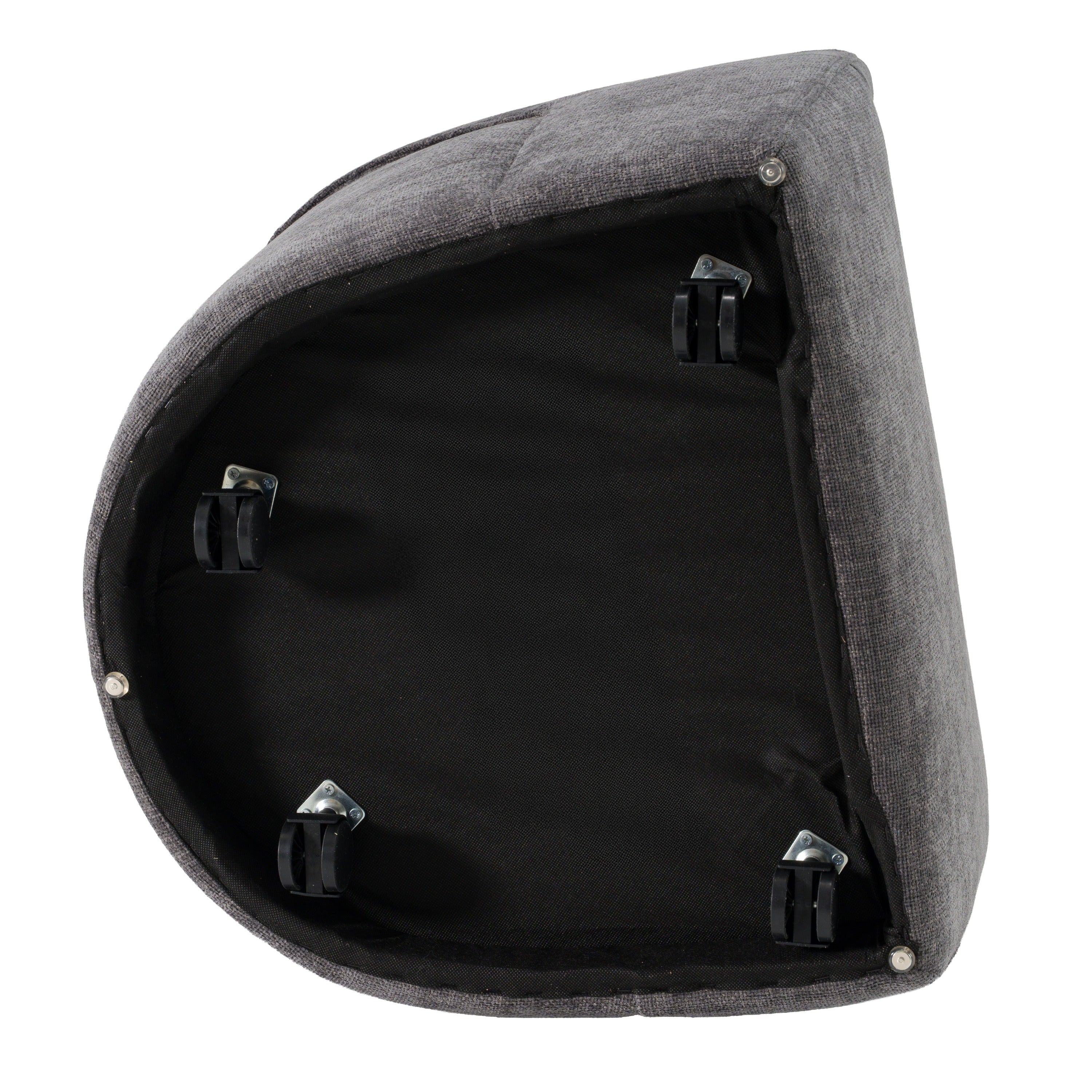 Modrest Angie Modern Dark Grey Fabric Dining Chair Model VGKK-KF-Y1230-DKGRY