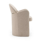 Modrest Ashley Modern Beige Fabric & Brushed Brass Dining Chair Model VGVCB2402-BGE