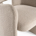 Modrest Ashley Modern Beige Fabric & Brushed Brass Dining Chair Model VGVCB2402-BGE